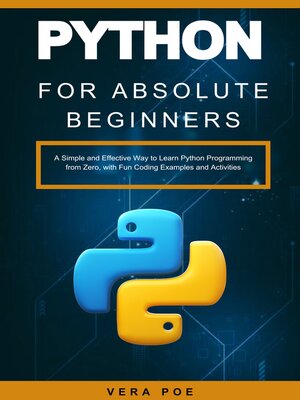 cover image of Python for Absolute Beginners